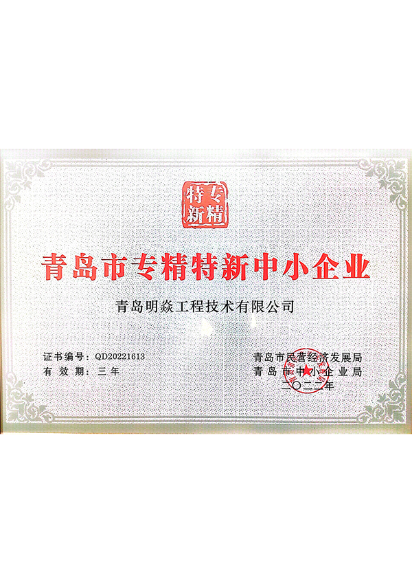 专精特新中小企业